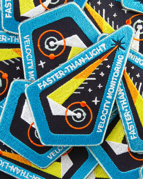 Embroidered patches Faster-Than-Light