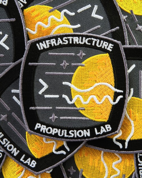 Embroidered patches Infrastructure Propulsion Lab