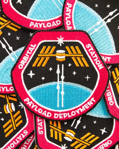 Embroidered patches Orbital Station