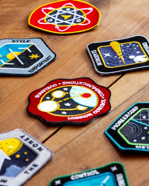 Pack, Écussons brodés Embroidered patches complete pack