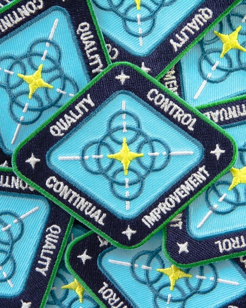 Embroidered patches Quality Control